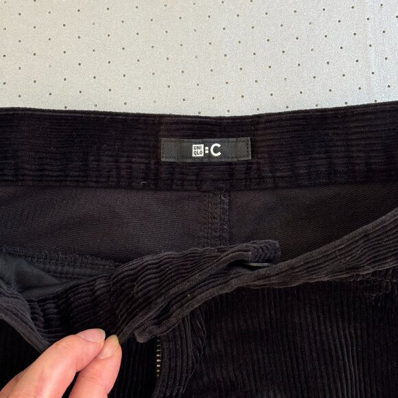 Uniqlo C Black Corduroy Wide Pants - Picture 4 of 5